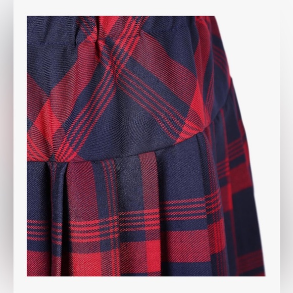 ❤️💙 NWT Plaid Pleated Tartan Skirt Medium - Picture 5 of 7